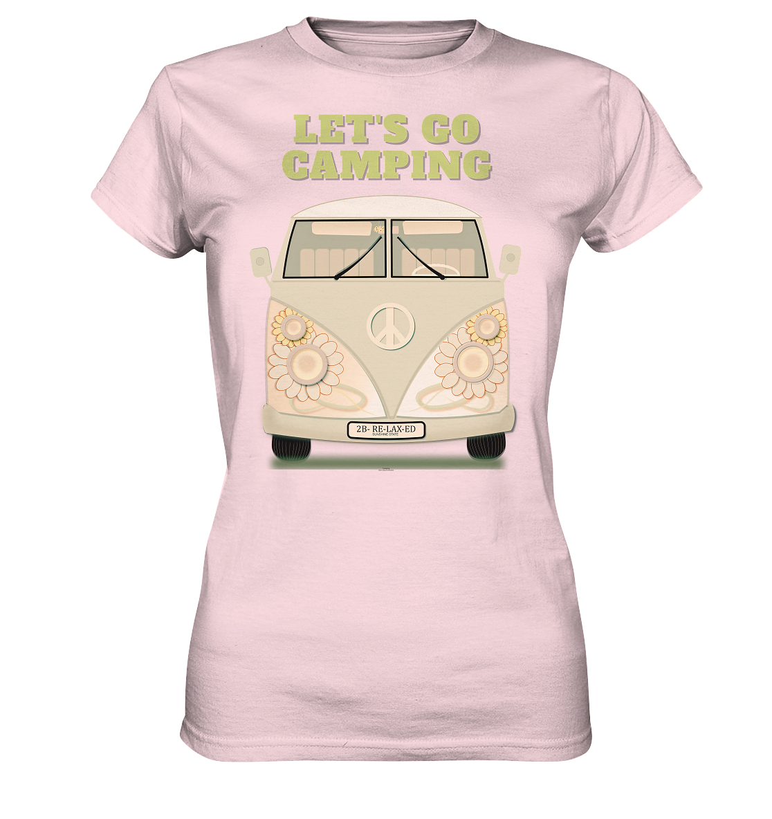 Easy Reisemobile Damen T-Shirt - Let's go Camping Shirt