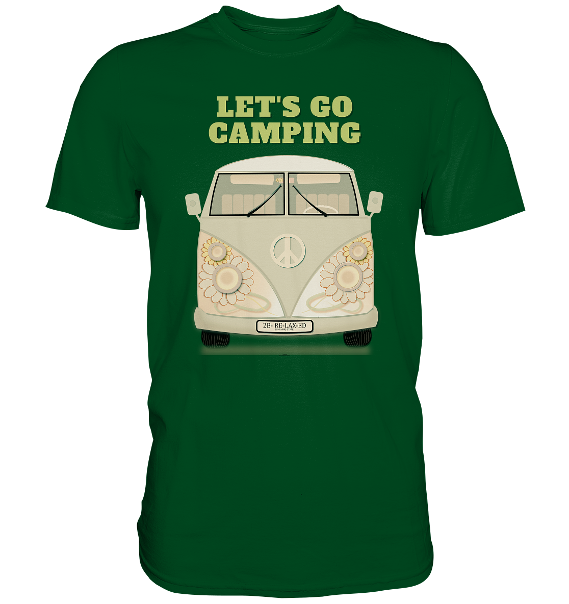 Easy Reisemobile Herren T-Shirt- Let's go Camping