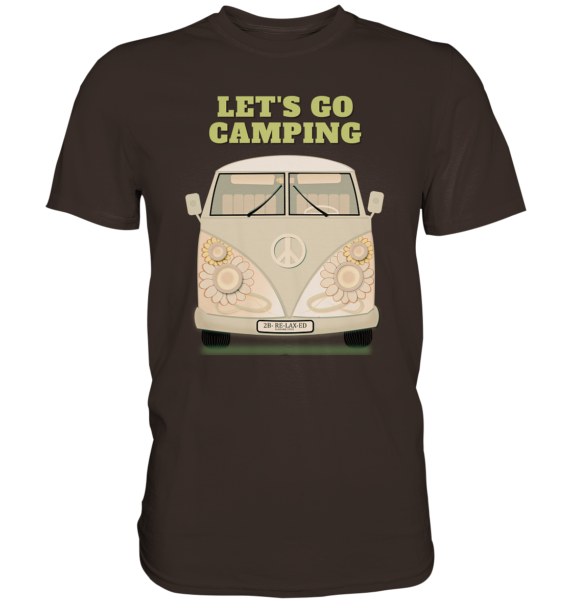 Easy Reisemobile Herren T-Shirt- Let's go Camping