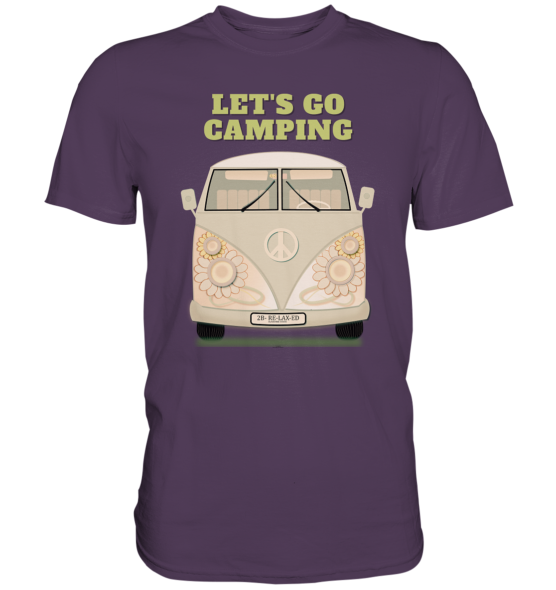 Easy Reisemobile Herren T-Shirt- Let's go Camping