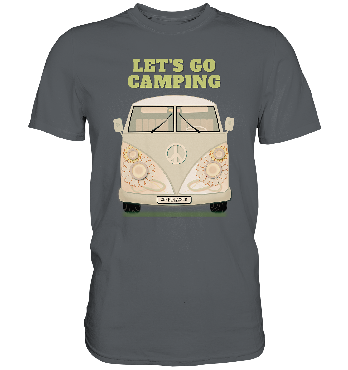 Easy Reisemobile Herren T-Shirt- Let's go Camping