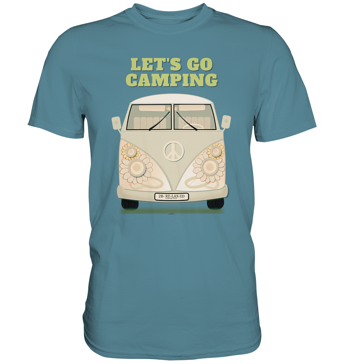 Easy Reisemobile Herren T-Shirt- Let's go Camping