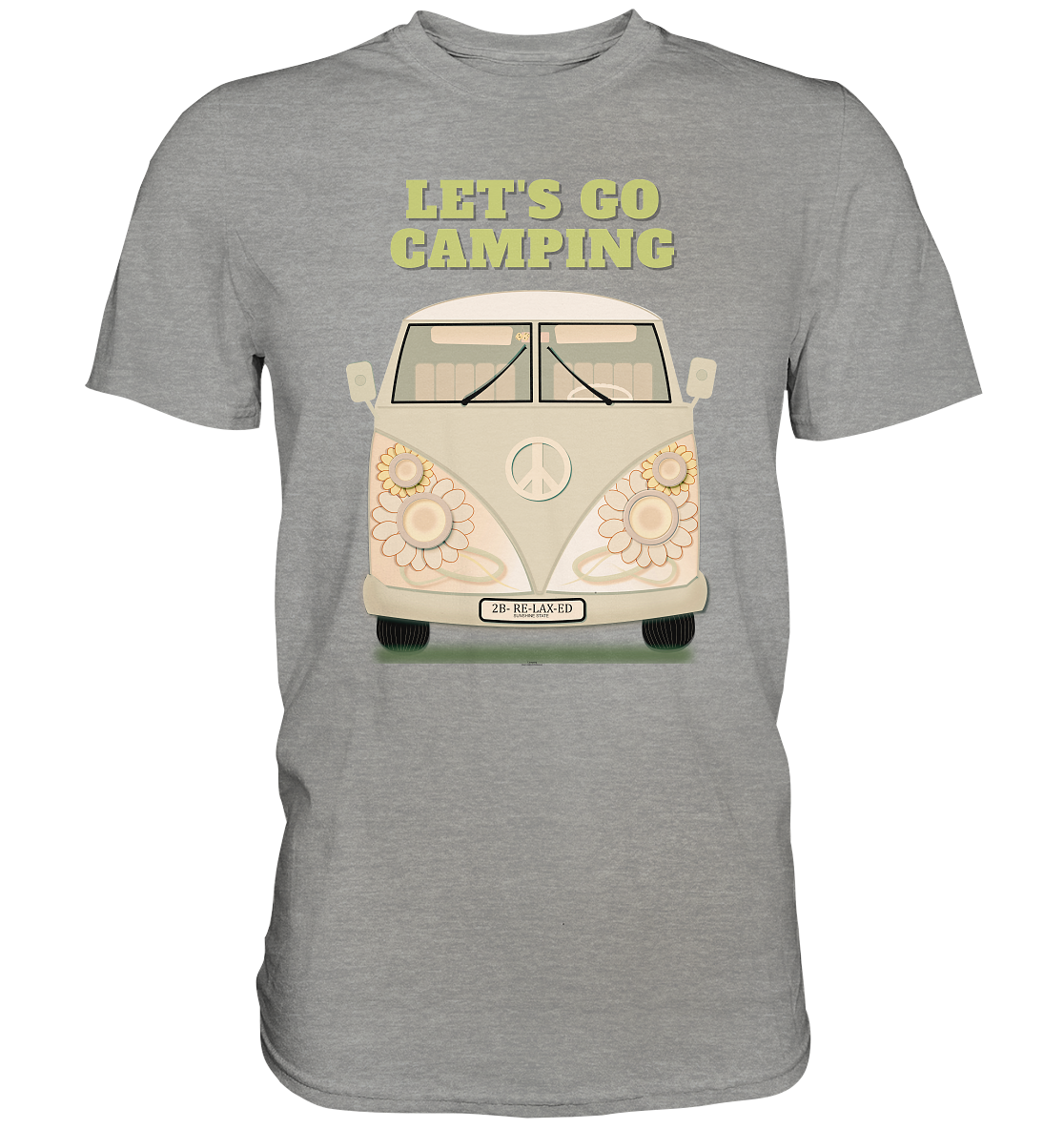 Easy Reisemobile Herren T-Shirt- Let's go Camping